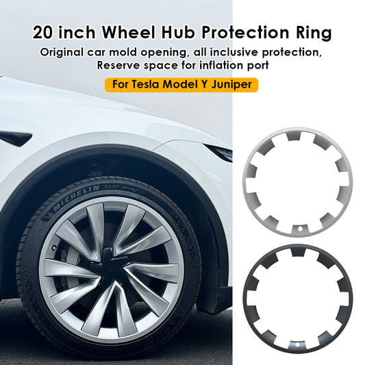 for Tesla Model Y Juniper 2025+ 20'' Helix 2.0 Wheels Rim Protector Hubcaps Cover Aluminum Alloy Wheel Rim Protectors