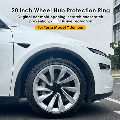 for Tesla Model Y Juniper 2025+ 20'' Helix 2.0 Wheels Rim Protector Hubcaps Cover Aluminum Alloy Wheel Rim Protectors