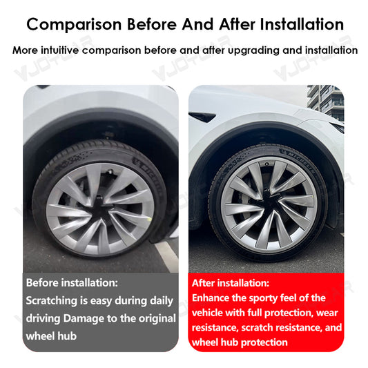 for Tesla Model Y Juniper 2025+ 20'' Helix 2.0 Wheels Rim Protector Hubcaps Cover Aluminum Alloy Wheel Rim Protectors