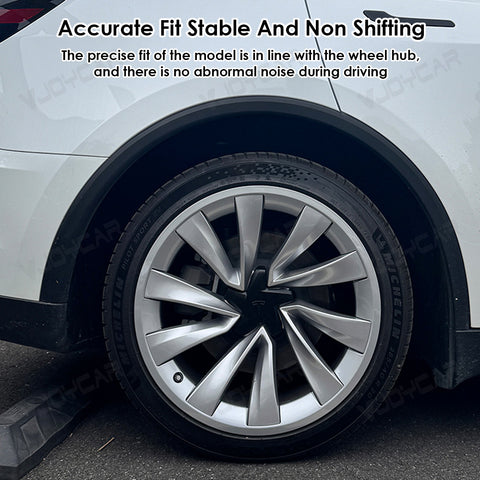 for Tesla Model Y Juniper 2025+ 20'' Helix 2.0 Wheels Rim Protector Hubcaps Cover Aluminum Alloy Wheel Rim Protectors