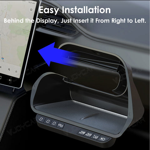 Smart Physic Button for Tesla Model Y Model 3 Highland Center Screen Storage Box Wireless Control Buttons Car Door Seat