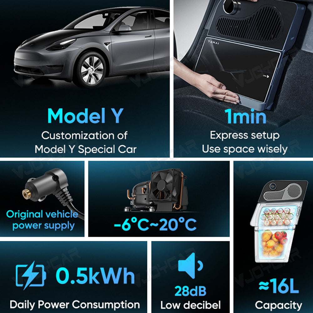 Model Y Cooler Tesla Model Y /Model Y Juniper Trunk Fridge Hidden