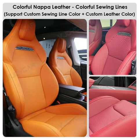 New Custom Tesla Sports Seats Retrofit Ventilated Cushion for Tesla Model 3 Model Y 3 Highland Seat Replacement
