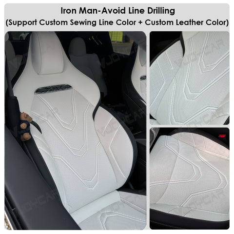 New Custom Tesla Sports Seats Retrofit Ventilated Cushion for Tesla Model 3 Model Y 3 Highland Seat Replacement
