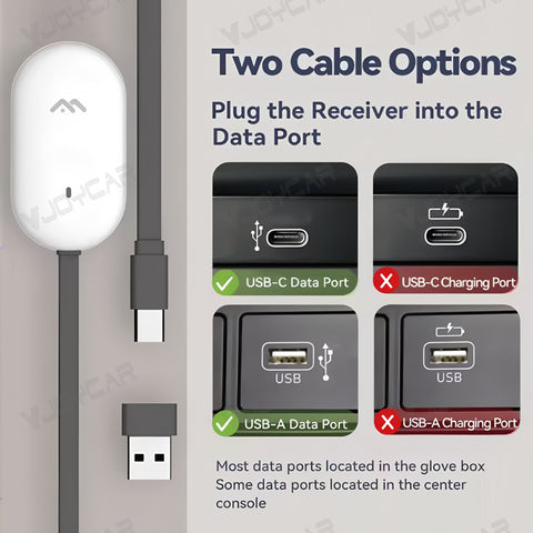 Universal for Tesla Model 3 X Y S Cybertruck Car Karaoke Microphone Rechargeable Mic with USB-A & USB-C Receiver