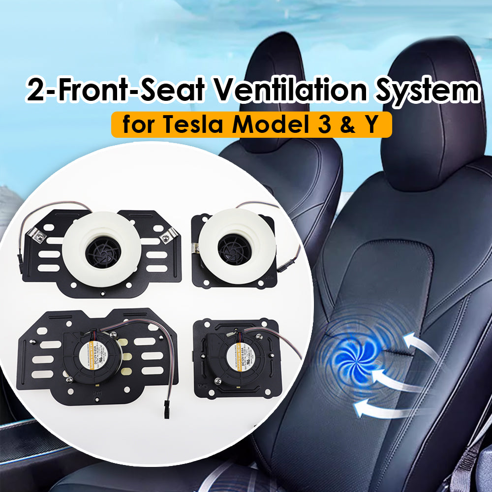 VJOYCAR New Seat Ventilation System for Tesla Model Y 3 Cooling Heating Seat Fan Wind Adjustment