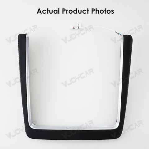 Wireless Charging Port Laser Carved Dynamic Ambient Lighting for Tesla Model Y Juniper Model YL