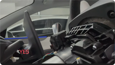 2025+ New Tesla Model Y Juniper Turning Signal Gear Lever Shifter Stalks Sleeking Right Side Handle