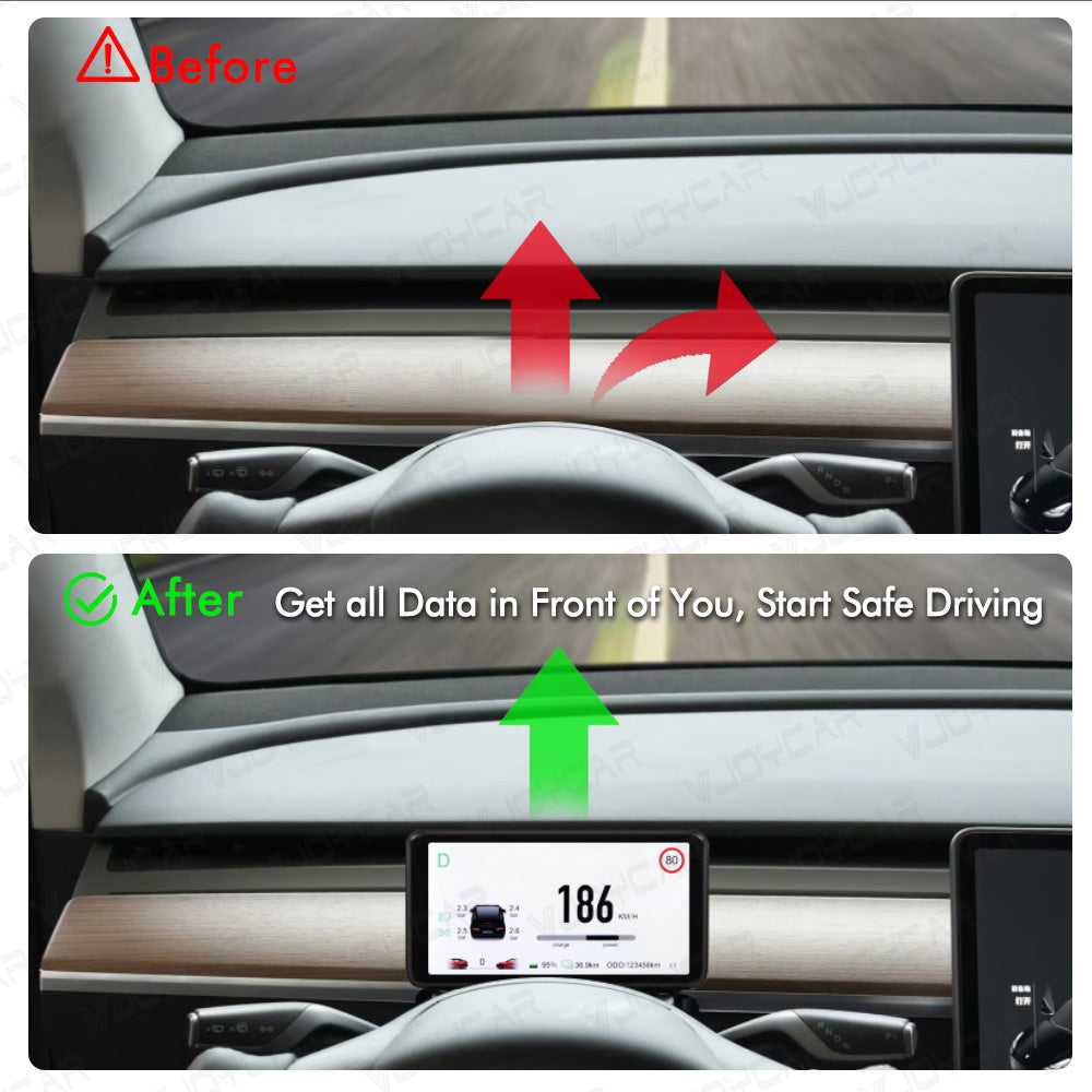 Panel de instrumentos con pantalla grande de 6,2'' y HUD para Tesla Model 3 Model Y