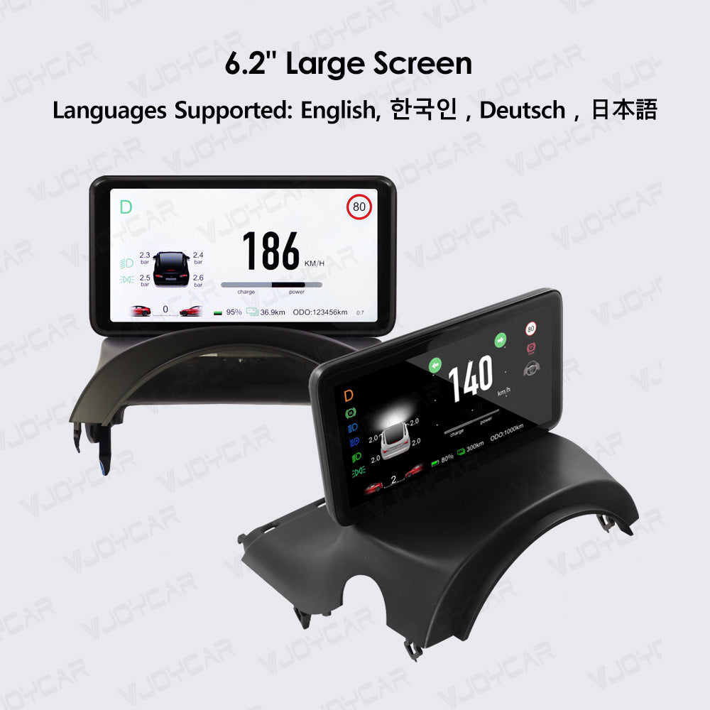 Panel de instrumentos con pantalla grande de 6,2'' y HUD para Tesla Model 3 Model Y