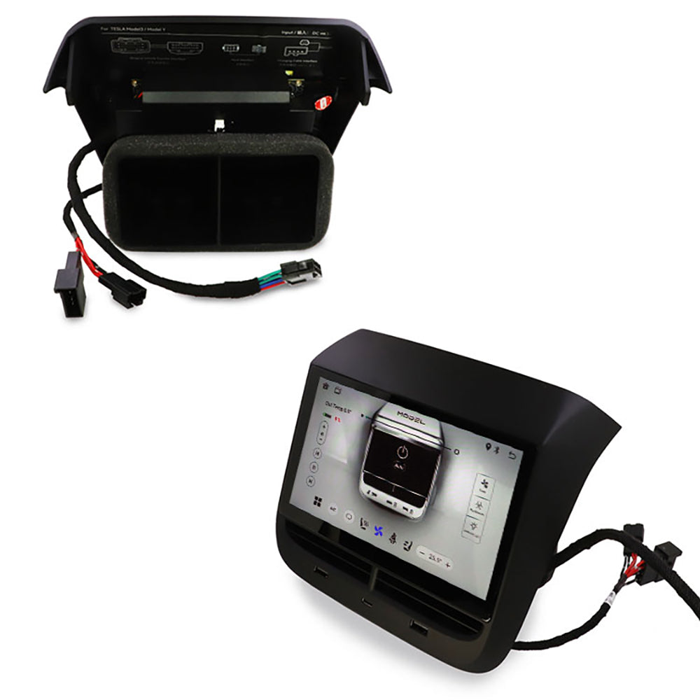 VJOYCAR 7'' Rear Seat Entertainment Display Passenger Touch Screen for Tesla ModelY Model 3