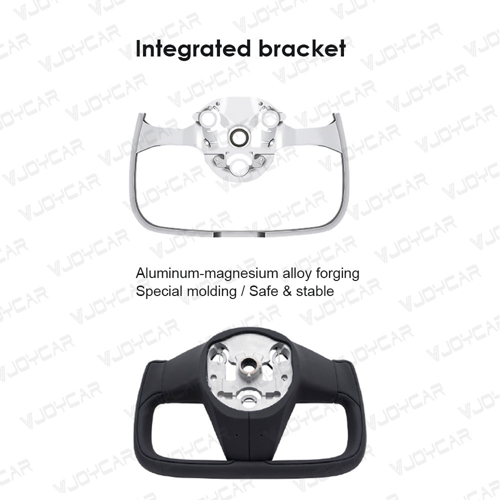 Manija de horquilla con volante calefaccionado para el modelo 3 Y La manija de horquilla más caliente Yoke2.0 con ruedas de desplazamiento