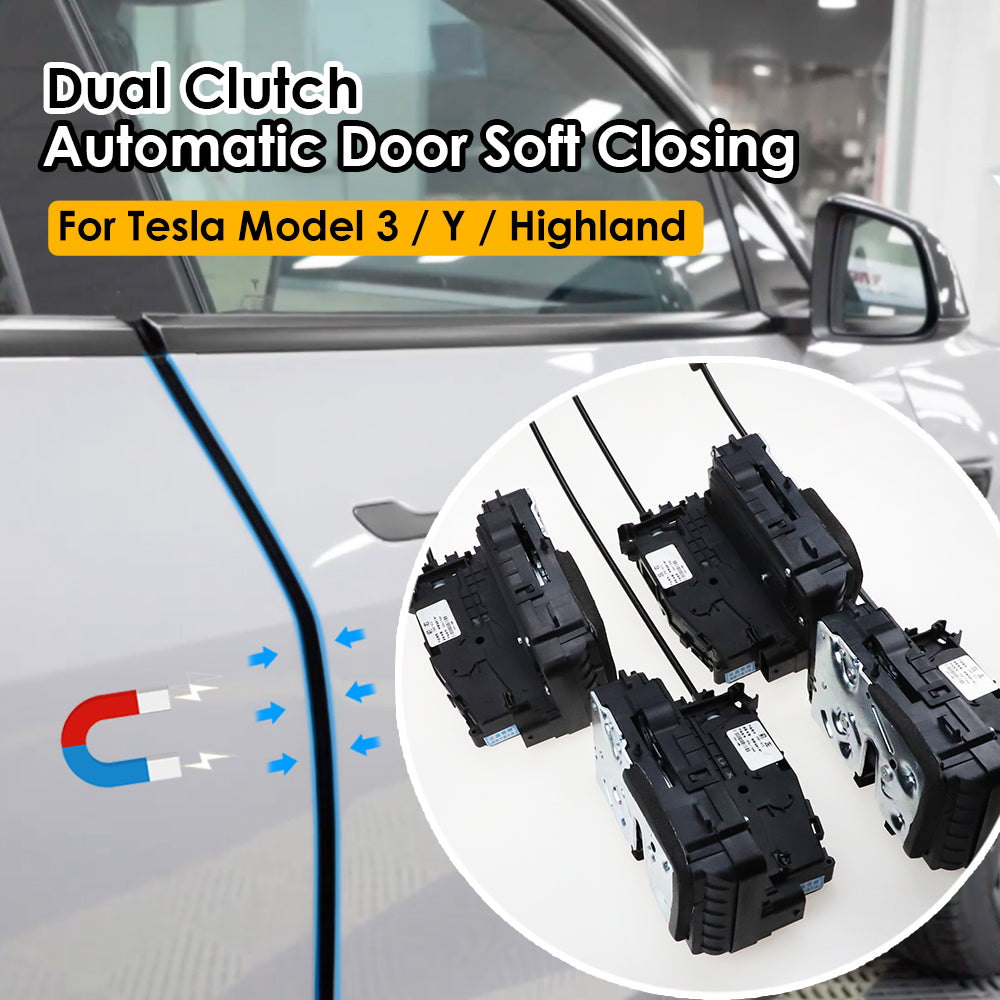 Dual Clutch Electric Door Suction Lock Auto Door Soft Closing for Tesla Model 3 Y