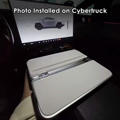 For Tesla Model 3 X Y S Cybertruck FSD Drivers Floating Desk Tray Fold Desktop Easy DIY Install Enjoy Car Life