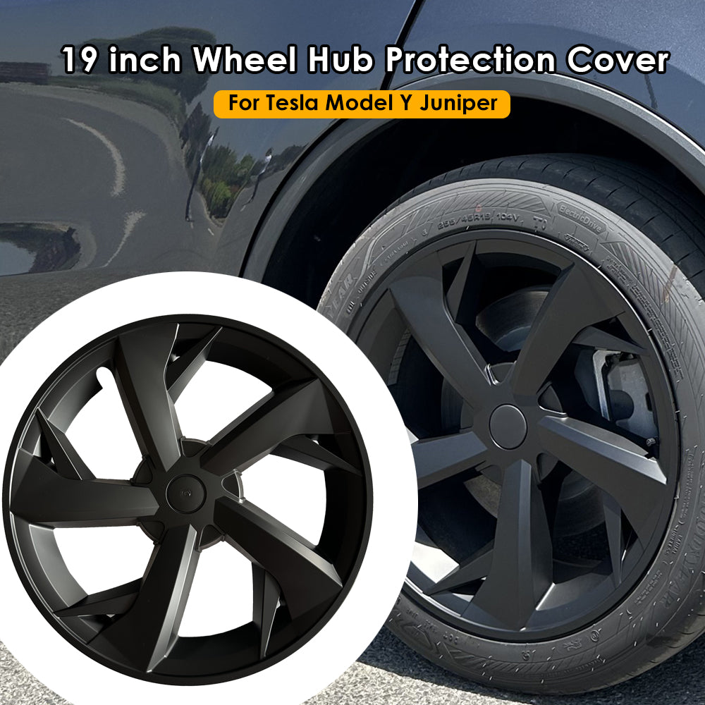 for New Tesla ModelY Juniper 2025+ Wheel Covers Hubcaps 19 Inch Rim Protectors Caps Sport Style 4PCS