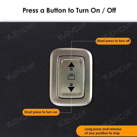for Tesla Cybertruck Smart Electric Sunshade Roof Auto Electric Button Control Voice Control Rainbow LED Ambient Lights