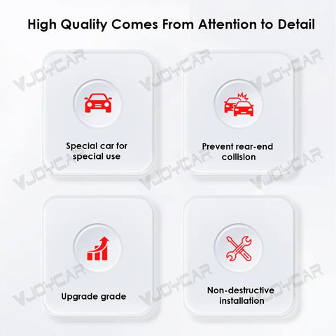 for Tesla Model 3 Highland Model Y Juniper Smart Blue Light Full Self-Driving FSD Enhanced Autopilot Driving AP Back Windshield Light Two Side Camera Indicator Lights