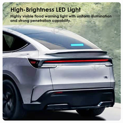 for Tesla Model 3 Highland Model Y Juniper Smart Blue Light Full Self-Driving FSD Enhanced Autopilot Driving AP Back Windshield Light Two Side Camera Indicator Lights