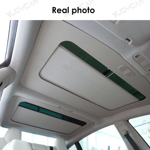 for Tesla Model 3 and Model 3 Highland Auto Electric Sunshade Retractable Glass Roof Shade Voice + Button Easy Control