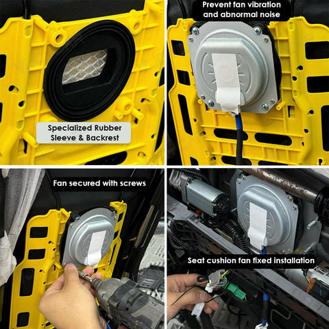 for Tesla Model 3 Model Y New Seat Ventilation System Cooling Heating Seat Fan Turbine Wind