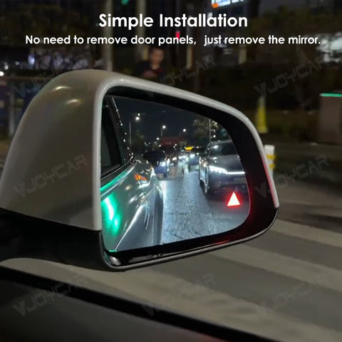 for Tesla Model 3 Y 3 Highland Y Juniper Rearview Mirror Blind Spot BSD Monitoring System Mirror Replacement Easy Installation