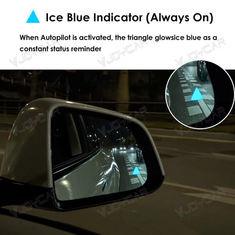 for Tesla Model 3 Y 3 Highland Y Juniper Rearview Mirror Blind Spot BSD Monitoring System Mirror Replacement Easy Installation