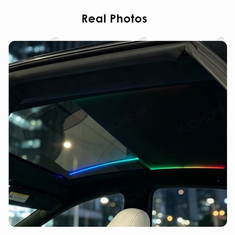for Tesla Model S Auto Electric Sunshade Roof Starry Shade