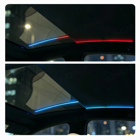 for Tesla Model S Auto Electric Sunshade Roof Starry Shade
