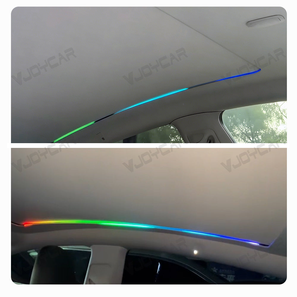 tesla model y auto roof ambient light dynamic real photo 