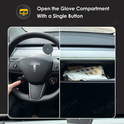 For Tesla Model Y Steering Wheel Button Knobs Physical Switch Door Open Mirror Folding 2021 - 2024