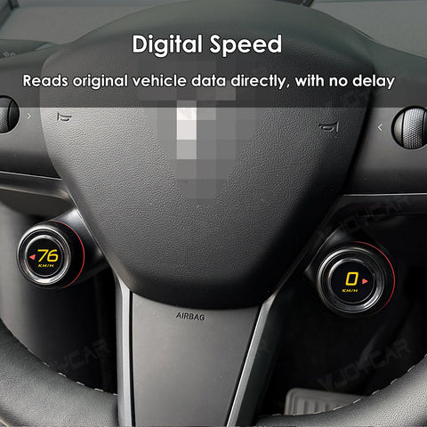 For Tesla Model Y Steering Wheel Button Knobs Physical Switch Door Open Mirror Folding 2021 - 2024