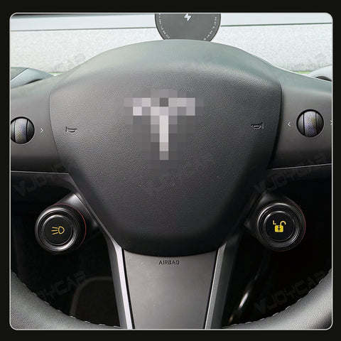 For Tesla Model Y Steering Wheel Button Knobs Physical Switch Door Open Mirror Folding 2021 - 2024