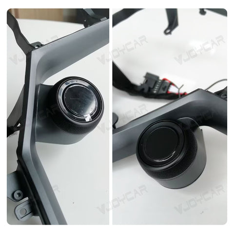 For Tesla Model Y Steering Wheel Button Knobs Physical Switch Door Open Mirror Folding 2021 - 2024