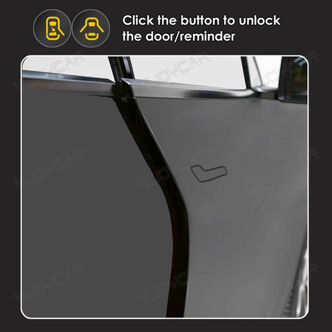 For Tesla Model Y Steering Wheel Button Knobs Physical Switch Door Open Mirror Folding 2021 - 2024