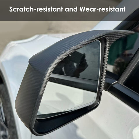 for Tesla New Model Y Juniper YL Performance Ox Horn Dry Carbon Fiber Rearview Mirror Housing Cover