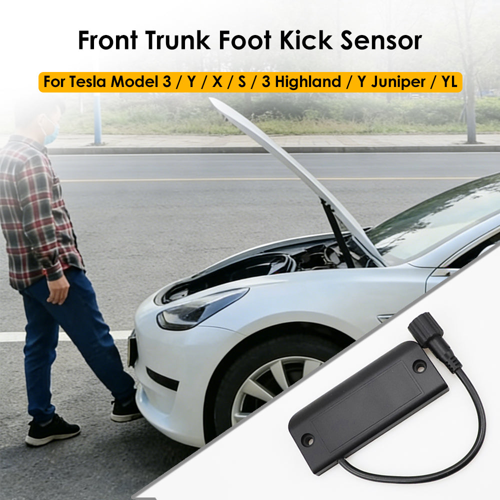 Kick Tracker Sensor For Tesla Model X S 3 Highland Y Juniper YL Power Frunk Foot Kick Sens ...