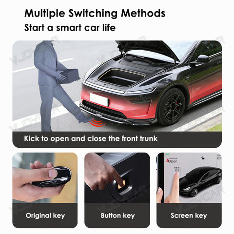 For Tesla Model X S 3 Highland Y Juniper YL Power Frunk Foot Kick Sensor Open Auto Lift & Close