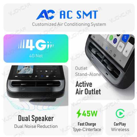 For Tesla Model 3 Model Y Rear Seat Entertainment Display Screen 7inch 4G 64G Qualcomm Chipset