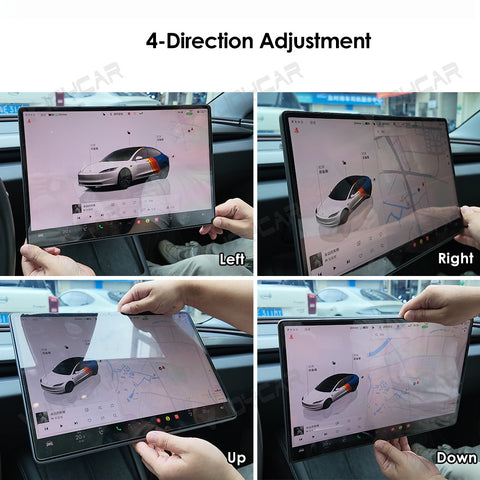 For Tesla Center Navigation Display Screen Bracket Tilt Rotating Holder Swivel Mount Keep Original Height