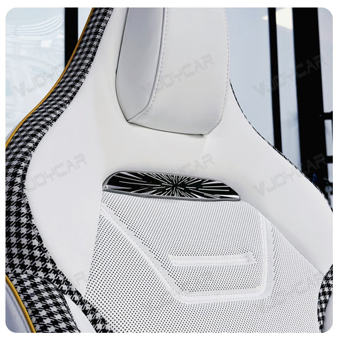 for Tesla Sports Seats Classic Black + White New Design