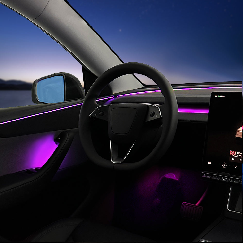 for New Tesla Model Y Juniper Dynamic Ambient Light