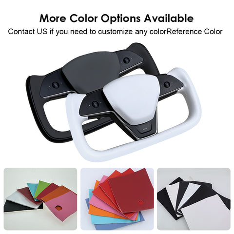 VJOYCAR Hottest Yoke Steering Wheel Handle With Heating Steering With Scroll Yoke 2.0 for Tesla Model 3 Y