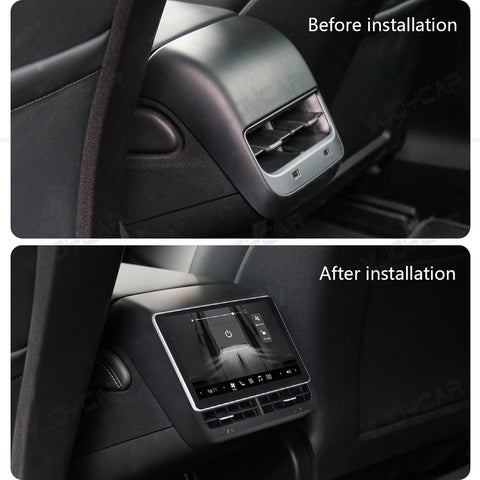 VJOYCAR 8.8inch 4K HD Rear Display for Tesla Model Y 3 WIFI Entertainment Screen Qualcomm Chip Adjustable 4-Direction Airlet