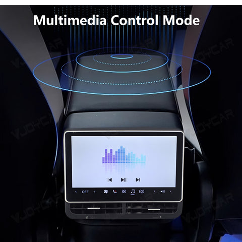 VJOYCAR 8.8inch 4K HD Rear Display for Tesla Model Y 3 WIFI Entertainment Screen Qualcomm Chip Adjustable 4-Direction Airlet