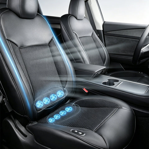 for Tesla Model 3 Y Seat Upgrade Cushion Ventilation Fan Auto On/Off