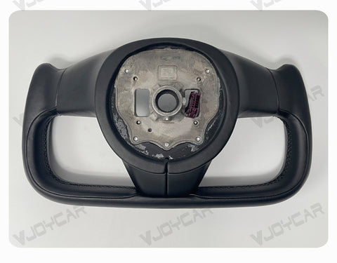 New For Tesla Model X Model S Yoke Steering Wheel Pre-built Scroll Button Heating Cable Panel Horn Cover