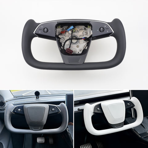 for Tesla Model Y Juniper 3 Highland YL Yoke Steering Wheel Prebuilt