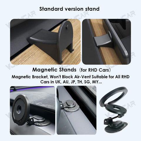 for Tesla Model Y Juniper Model 3 Highland 9.6 inches Dashboard Display Smart Blind Spot Reminder OTA Upgrade Battery Warm-up Pulse Headlights AP Assistance