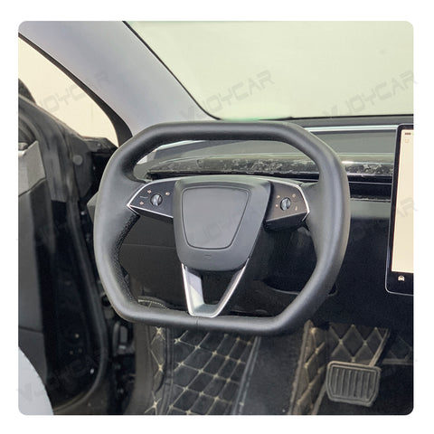 New Tesla Model Y Juniper Cybertruck Hexagon Yoke Steering Wheel Handle With Heating for Tesla Model 3 Highland 2025+