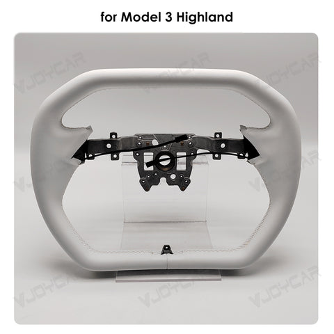 New Tesla Model Y Juniper Cybertruck Hexagon Yoke Steering Wheel Handle With Heating for Tesla Model 3 Highland 2025+